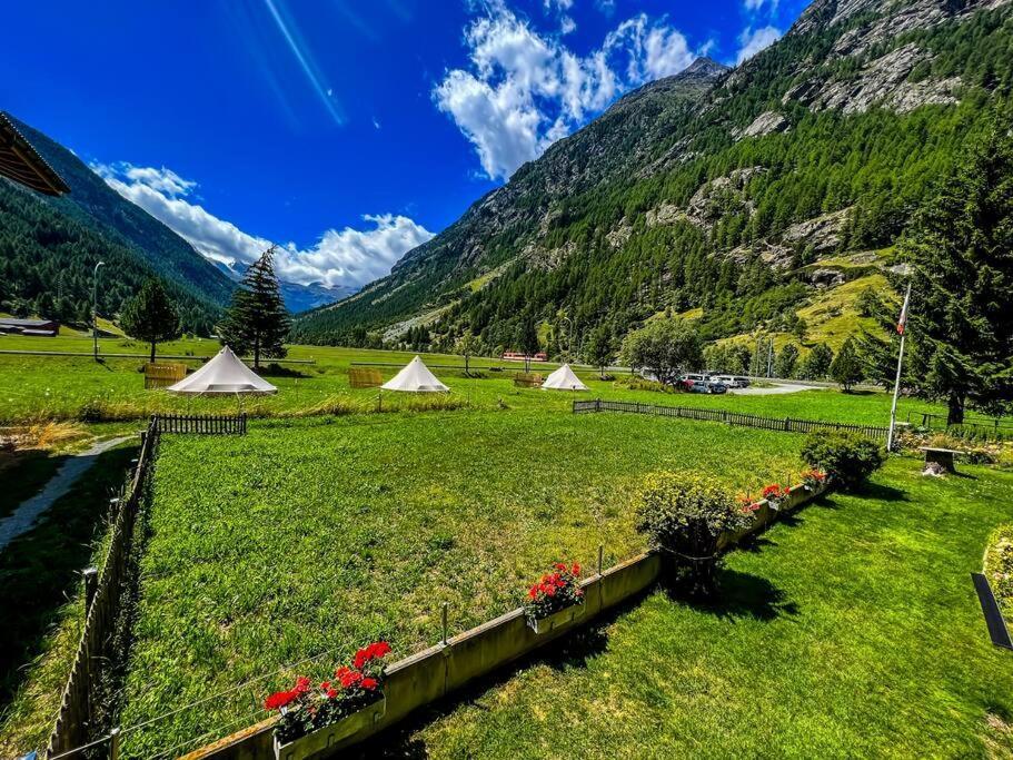 Panorama Hideaway Apartment Near Zermatt With Parking! Täsch Buitenkant foto
